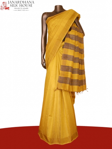 Handloom Pure Tussar Silk Saree